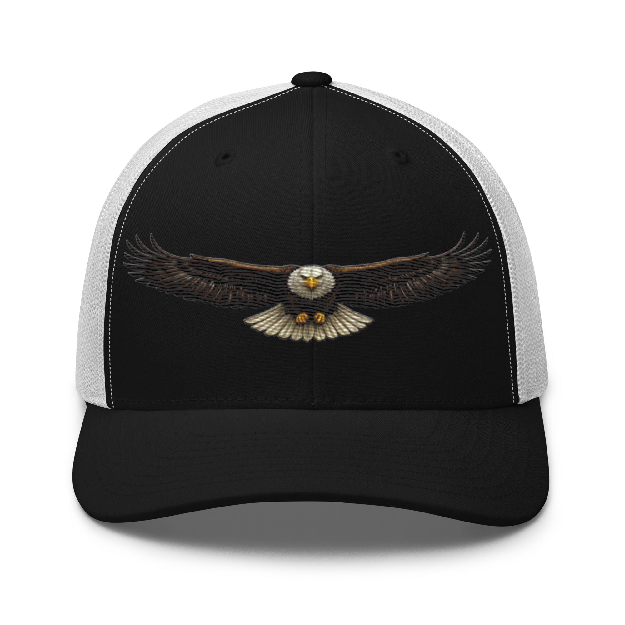 Bald Eagle Head - On Flight Trucker Hat | American Wildlife Heritage Design - Bluegrass Elite Apparel LLC
