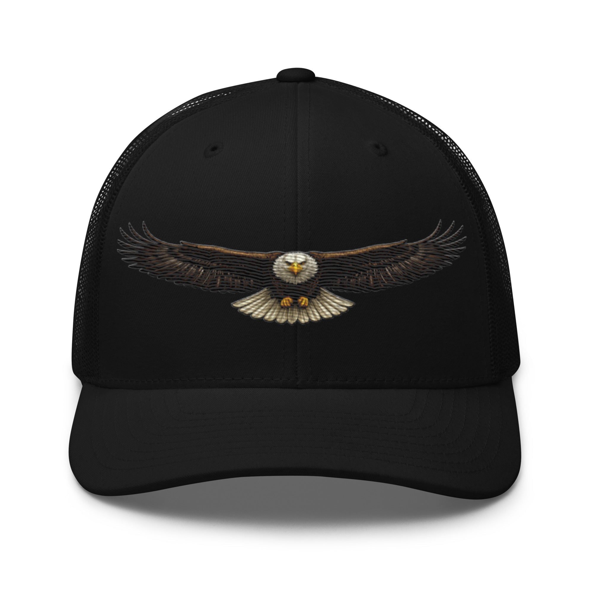 Bald Eagle Head - On Flight Trucker Hat | American Wildlife Heritage Design - Bluegrass Elite Apparel LLC