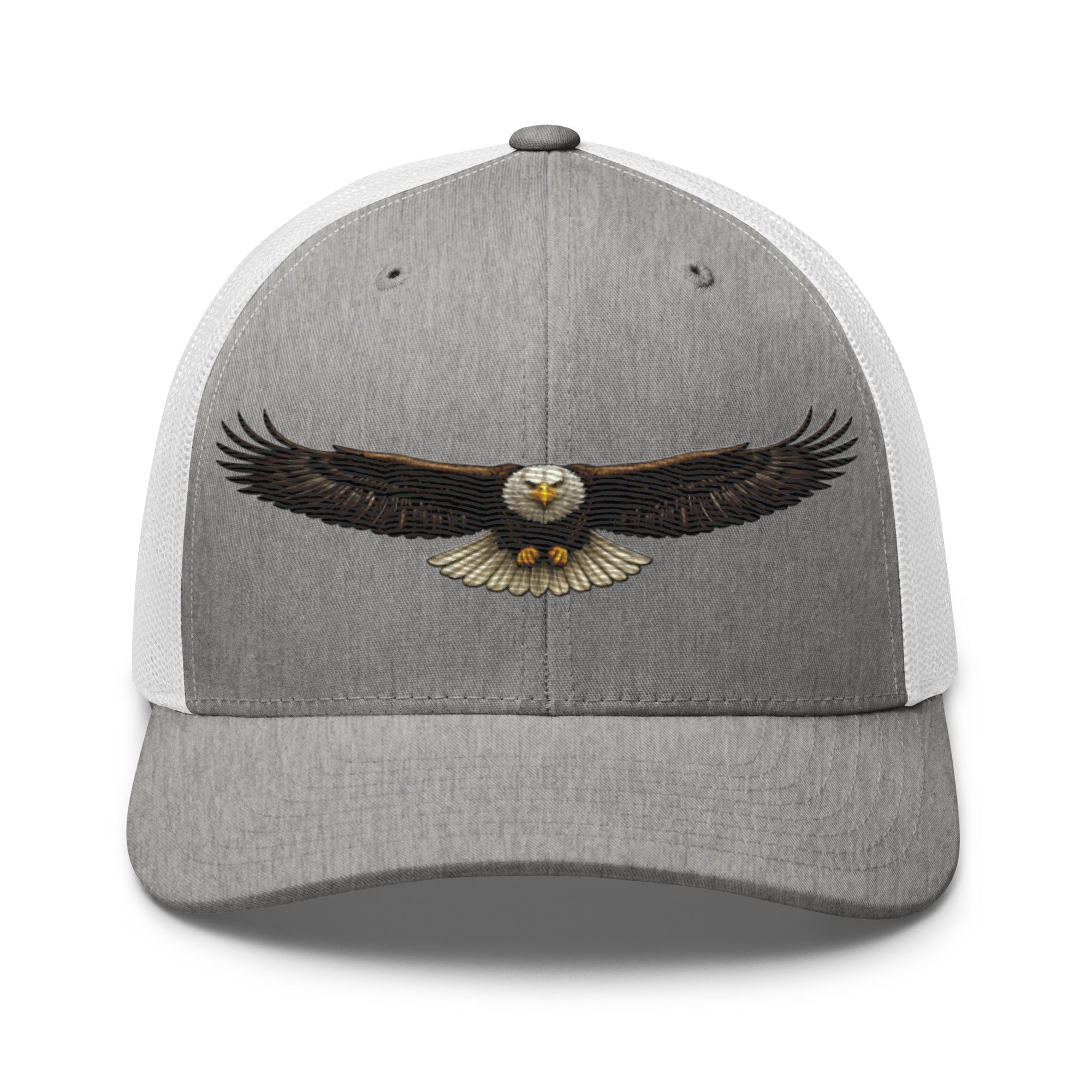 Bald Eagle Head - On Flight Trucker Hat | American Wildlife Heritage Design - Bluegrass Elite Apparel LLC