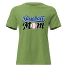 Baseball Mom Script Graphic Women's Relaxed T-Shirt - Bluegrass Elite Apparel LLC