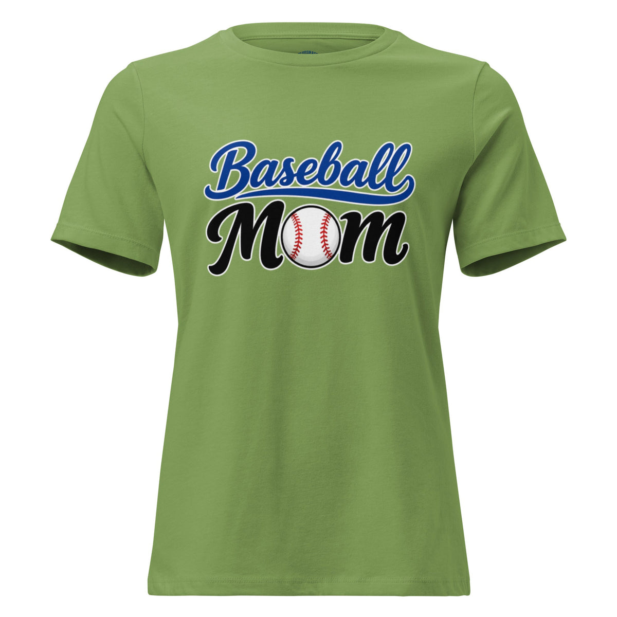 Baseball Mom Script Graphic Women's Relaxed T-Shirt - Bluegrass Elite Apparel LLC