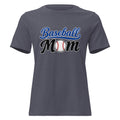 Baseball Mom Script Graphic Women's Relaxed T-Shirt - Bluegrass Elite Apparel LLC
