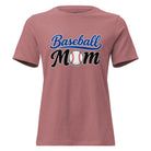 Baseball Mom Script Graphic Women's Relaxed T-Shirt - Bluegrass Elite Apparel LLC