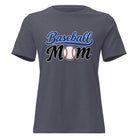 Baseball Mom Script Graphic Women's Relaxed T-Shirt - Bluegrass Elite Apparel LLC