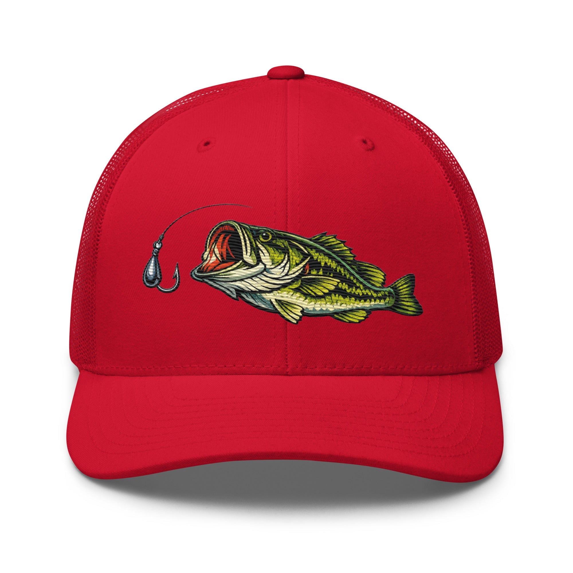 Bass Fishing Trucker Cap | Largemouth Strike Design - Bluegrass Elite Apparel LLC