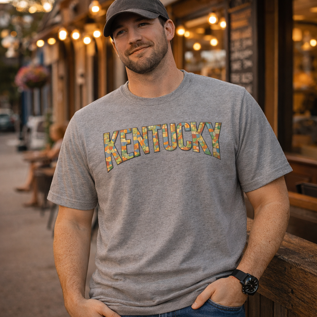 Kentucky T-Shirt | Vintage County Map Design | Elite
