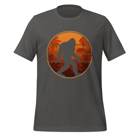 Bigfoot Jungle T-Shirt | Orange Sunset Silhouette | Classic - Bluegrass Elite Apparel LLC