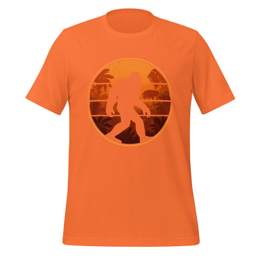 Bigfoot Jungle T-Shirt | Orange Sunset Silhouette | Classic - Bluegrass Elite Apparel LLC