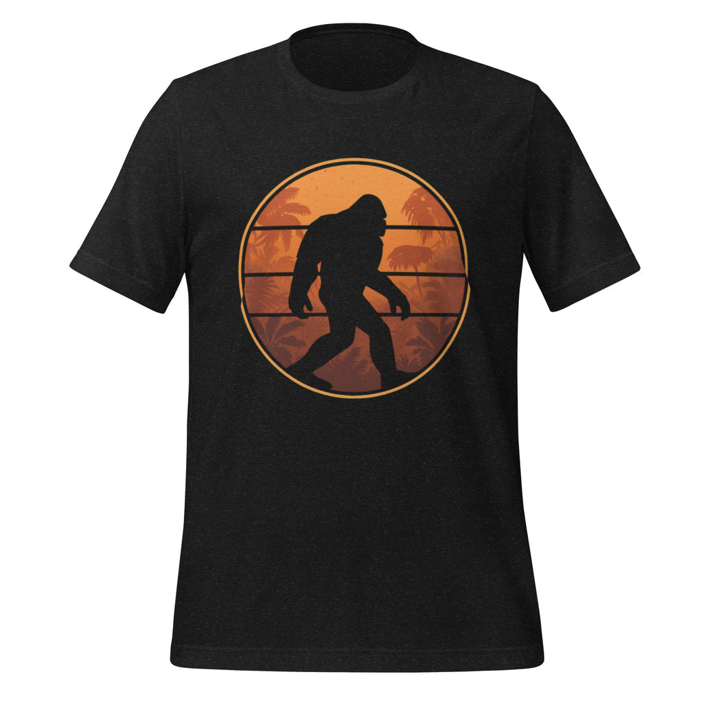 Bigfoot Jungle T-Shirt | Orange Sunset Silhouette | Classic - Bluegrass Elite Apparel LLC