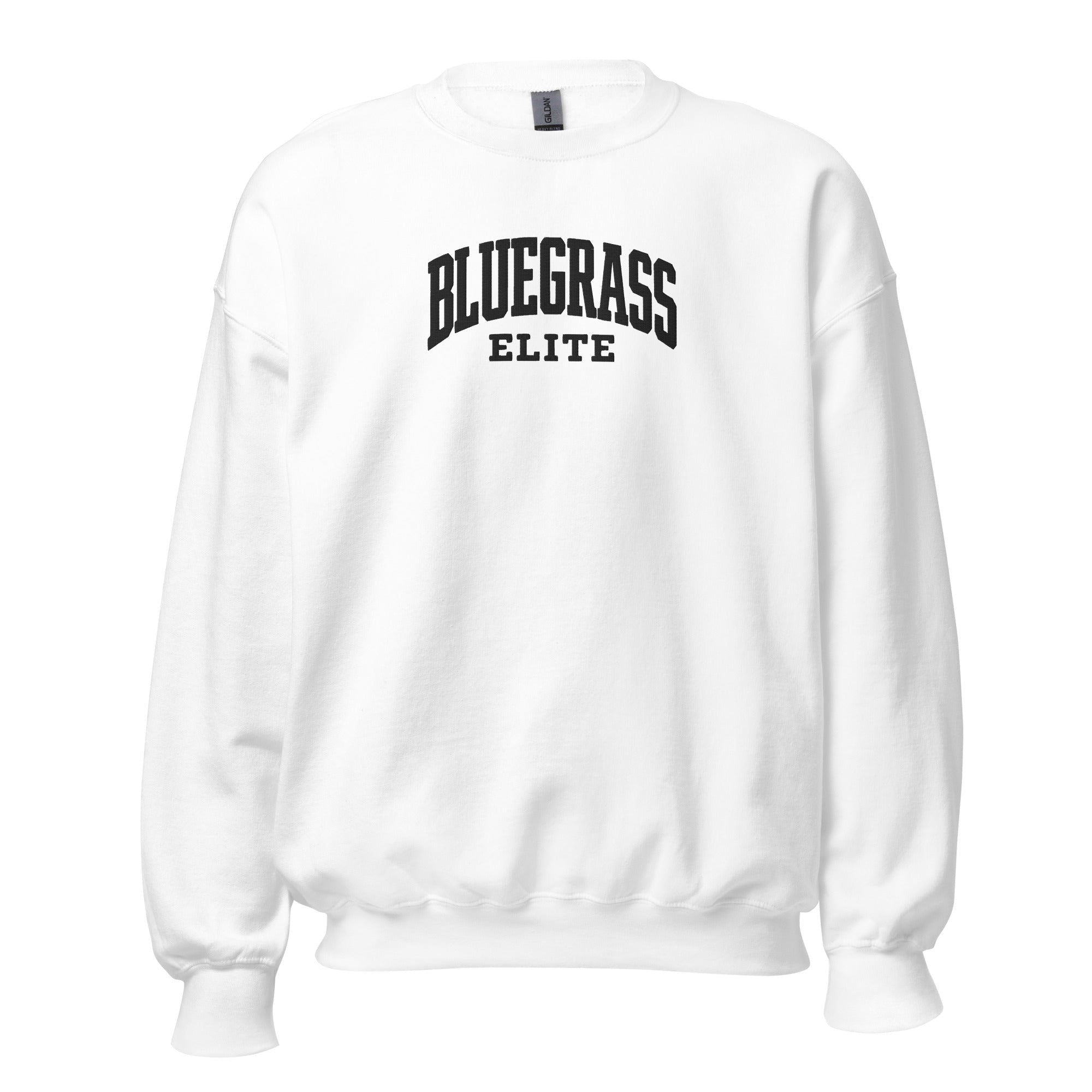 Blackout Bluegrass Elite Embroidered Sweatshirt | Vintage Athletic Crewneck - Bluegrass Elite Apparel LLC