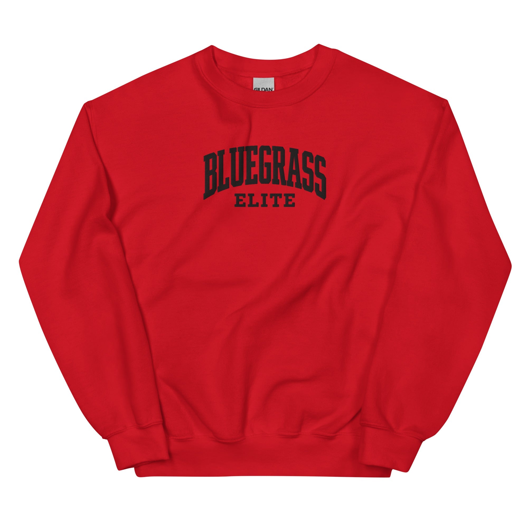 Blackout Bluegrass Elite Embroidered Sweatshirt | Vintage Athletic Crewneck - Bluegrass Elite Apparel LLC
