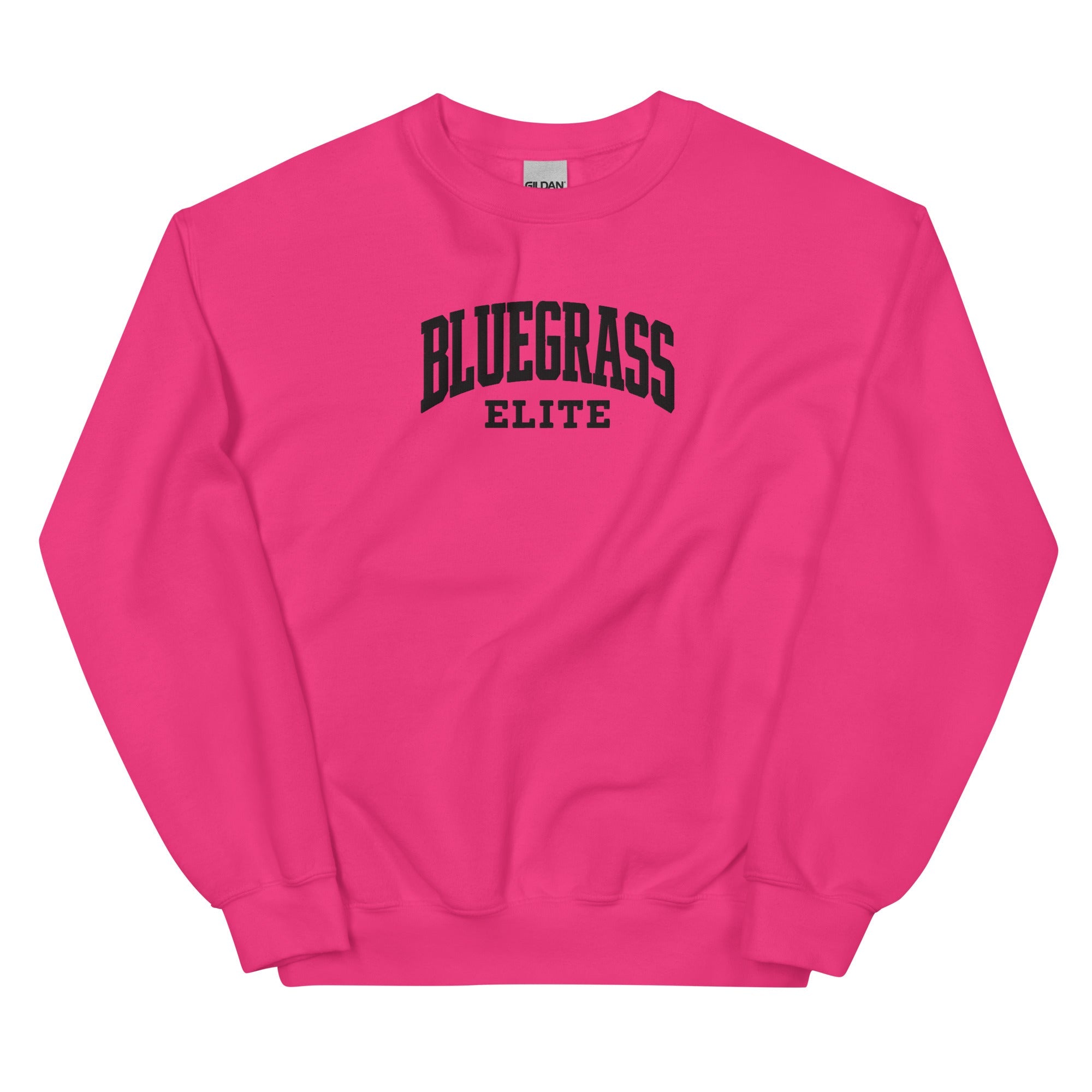 Blackout Bluegrass Elite Embroidered Sweatshirt | Vintage Athletic Crewneck - Bluegrass Elite Apparel LLC