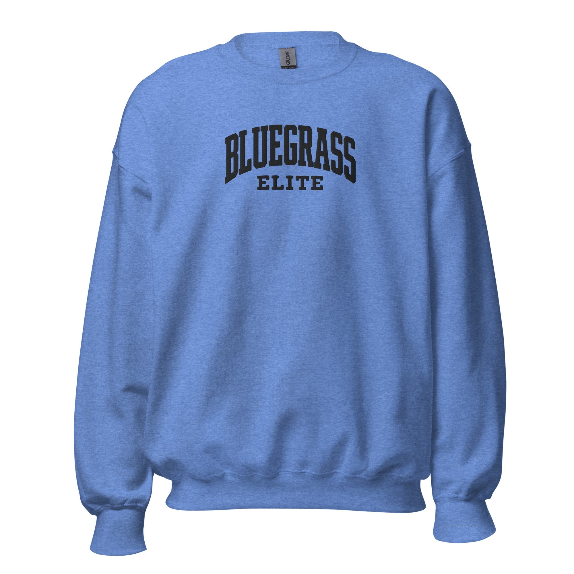 Blackout Bluegrass Elite Embroidered Sweatshirt | Vintage Athletic Crewneck - Bluegrass Elite Apparel LLC