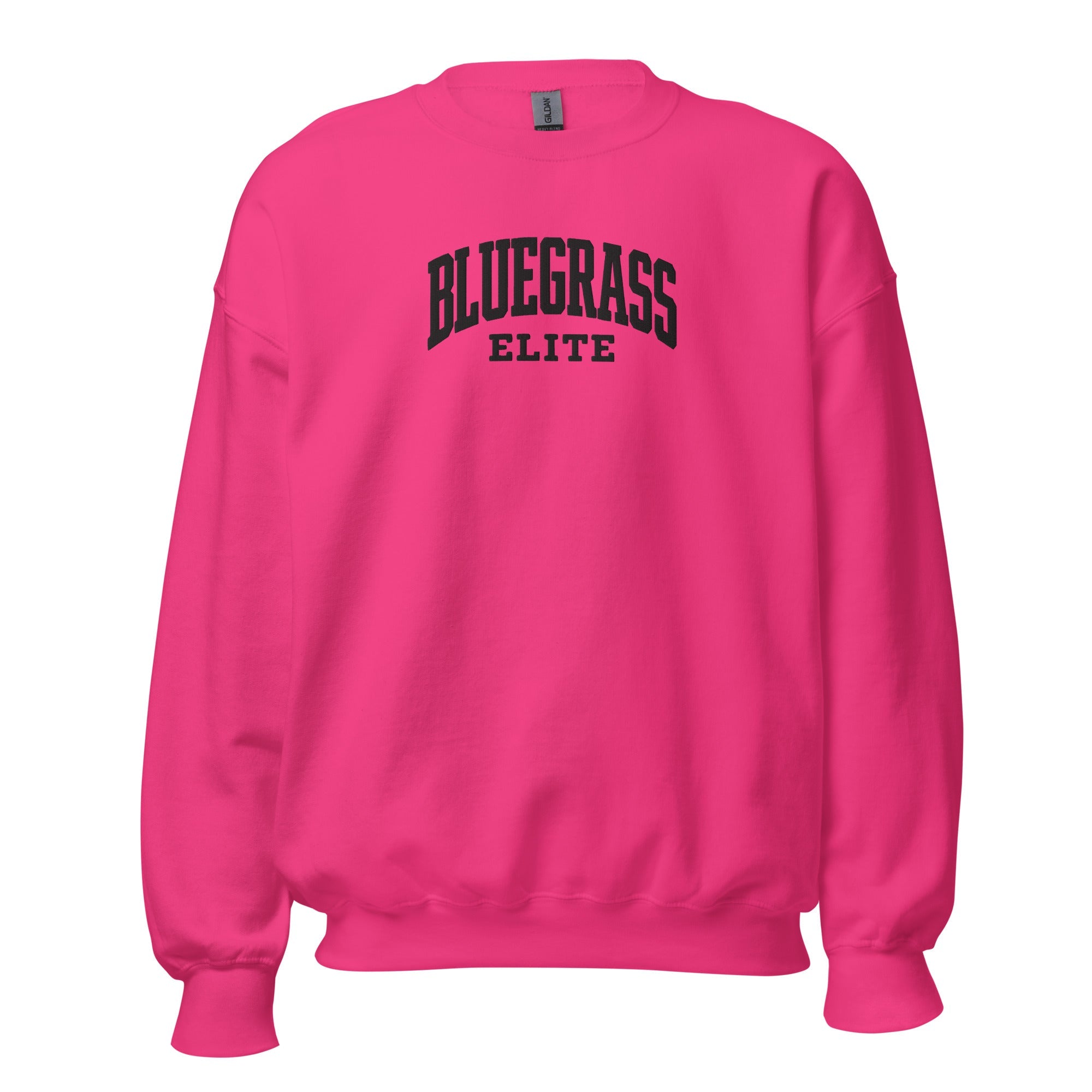 Blackout Bluegrass Elite Embroidered Sweatshirt | Vintage Athletic Crewneck - Bluegrass Elite Apparel LLC