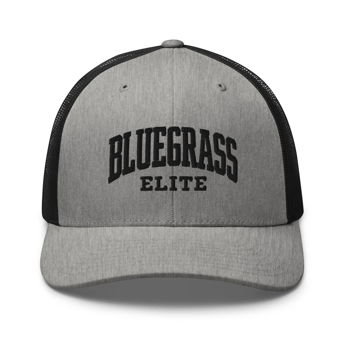 Blackout Bluegrass Elite Trucker Hat | 3D Puffy Embroidered Patch - Bluegrass Elite Apparel LLC
