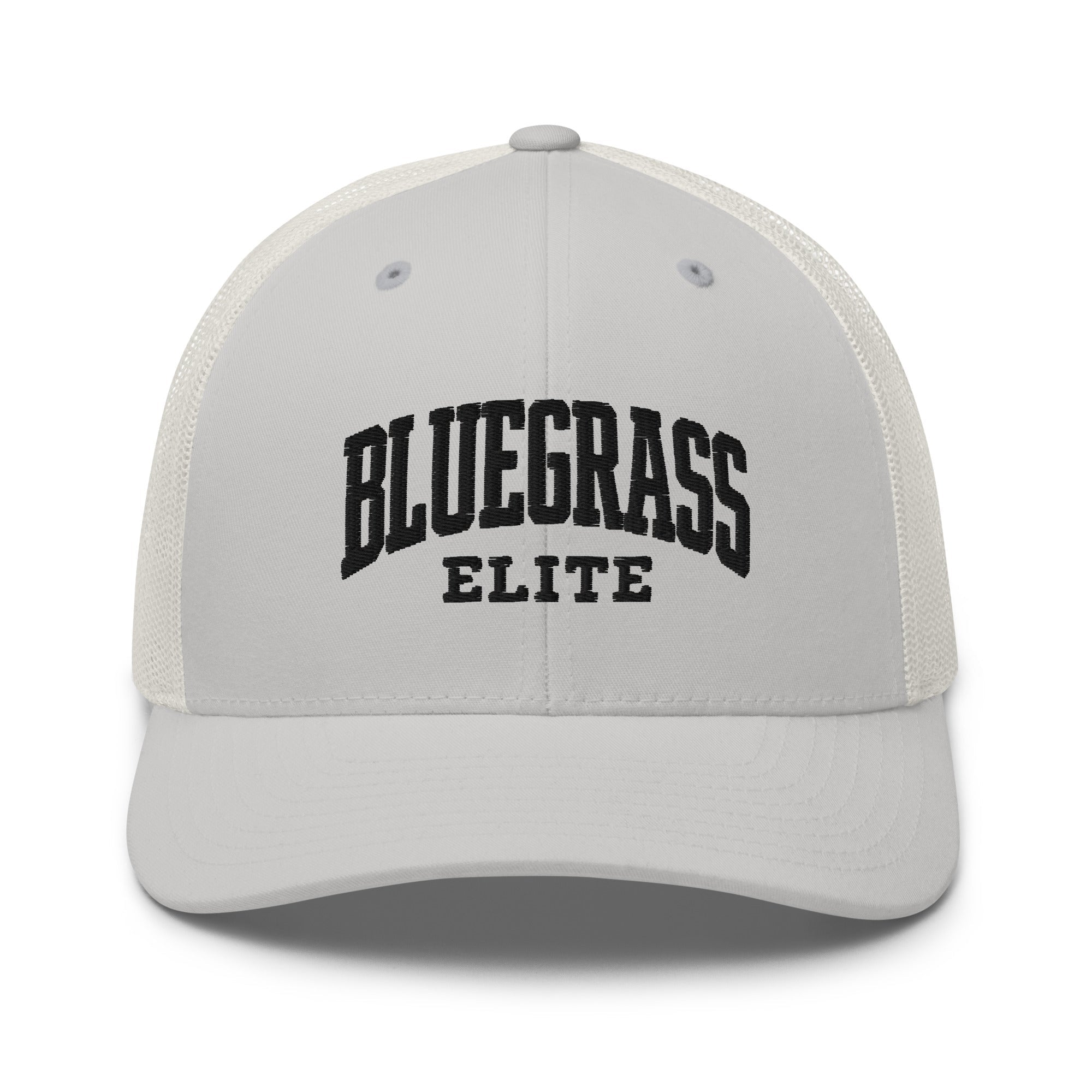 Blackout Bluegrass Elite Trucker Hat | 3D Puffy Embroidered Patch - Bluegrass Elite Apparel LLC