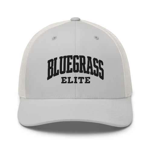 Blackout Bluegrass Elite Trucker Hat | 3D Puffy Embroidered Patch - Bluegrass Elite Apparel LLC