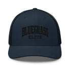 Blackout Bluegrass Elite Trucker Hat | 3D Puffy Embroidered Patch - Bluegrass Elite Apparel LLC
