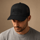 Blackout Bluegrass Elite Trucker Hat | 3D Puffy Embroidered Patch - Bluegrass Elite Apparel LLC