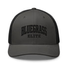 Blackout Bluegrass Elite Trucker Hat | 3D Puffy Embroidered Patch - Bluegrass Elite Apparel LLC