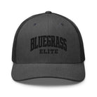 Blackout Bluegrass Elite Trucker Hat | 3D Puffy Embroidered Patch - Bluegrass Elite Apparel LLC