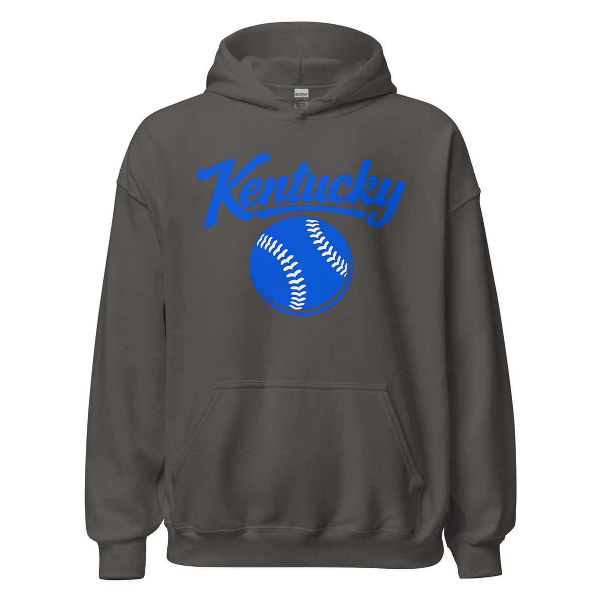 Blue Kentucky Script Softball Hoodie | Classic Pullover Sweatshirt - Bluegrass Elite Apparel LLC