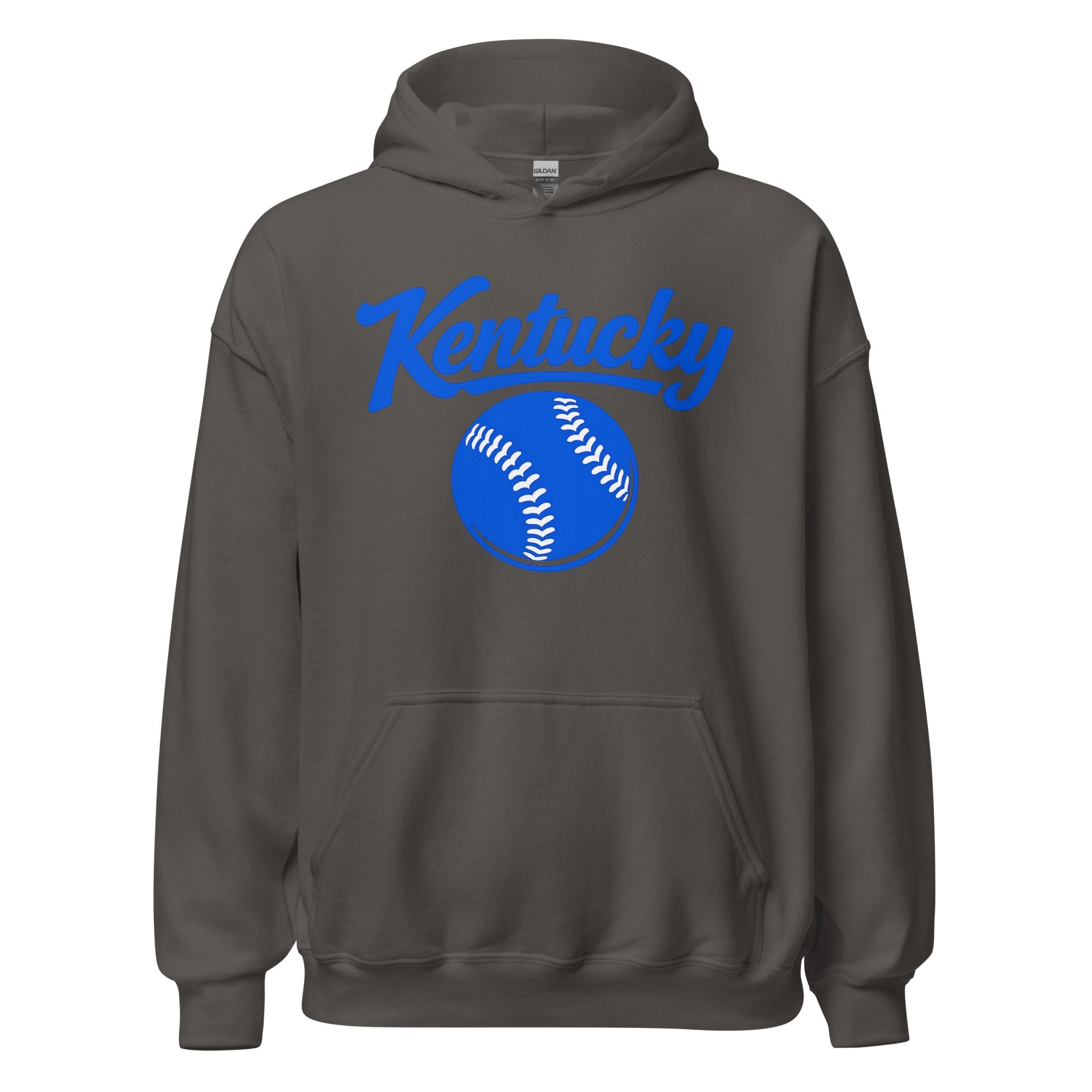 Blue Kentucky Script Softball Hoodie | Classic Pullover Sweatshirt - Bluegrass Elite Apparel LLC