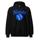 Blue Kentucky Script Softball Hoodie | Classic Pullover Sweatshirt - Bluegrass Elite Apparel LLC