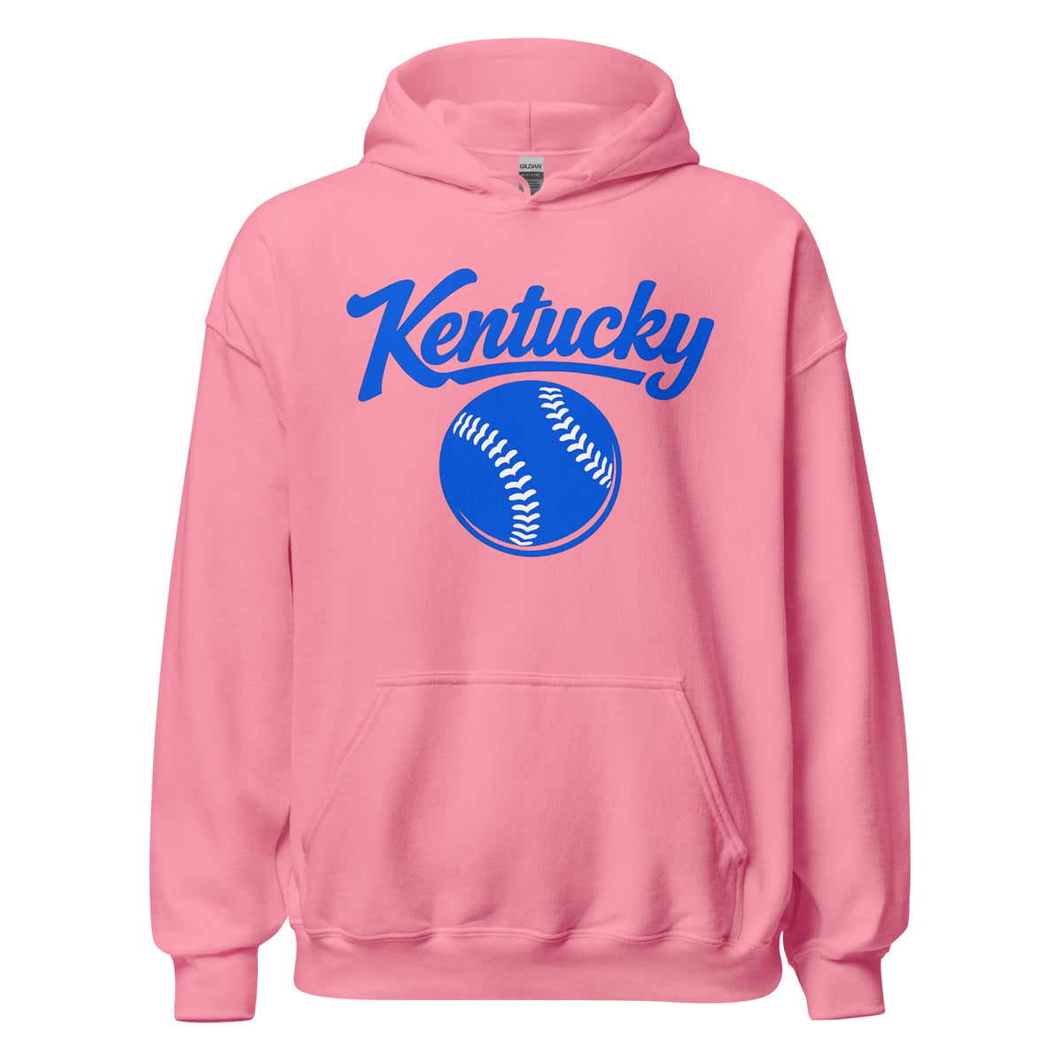Blue Kentucky Script Softball Hoodie | Classic Pullover Sweatshirt - Bluegrass Elite Apparel LLC