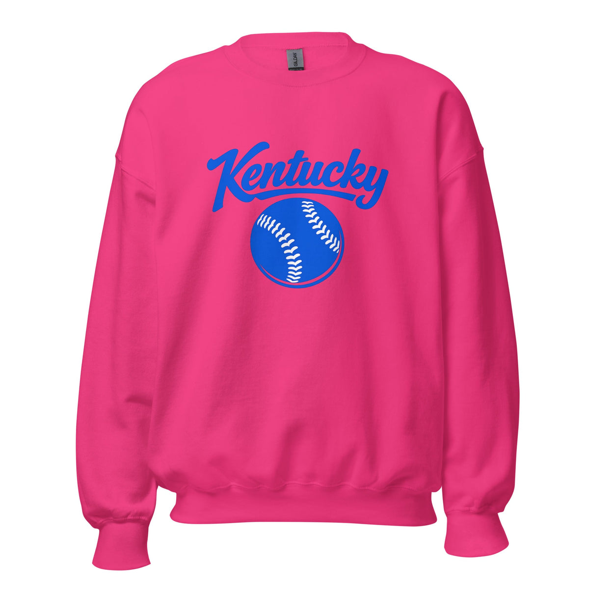Blue Kentucky Script Softball Sweatshirt | Classic Crewneck - Bluegrass Elite Apparel LLC