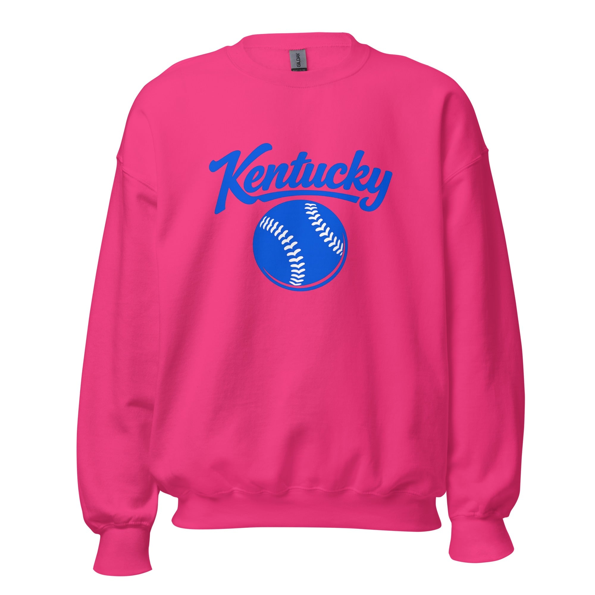 Blue Kentucky Script Softball Sweatshirt | Classic Crewneck - Bluegrass Elite Apparel LLC