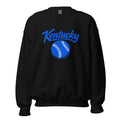 Blue Kentucky Script Softball Sweatshirt | Classic Crewneck - Bluegrass Elite Apparel LLC