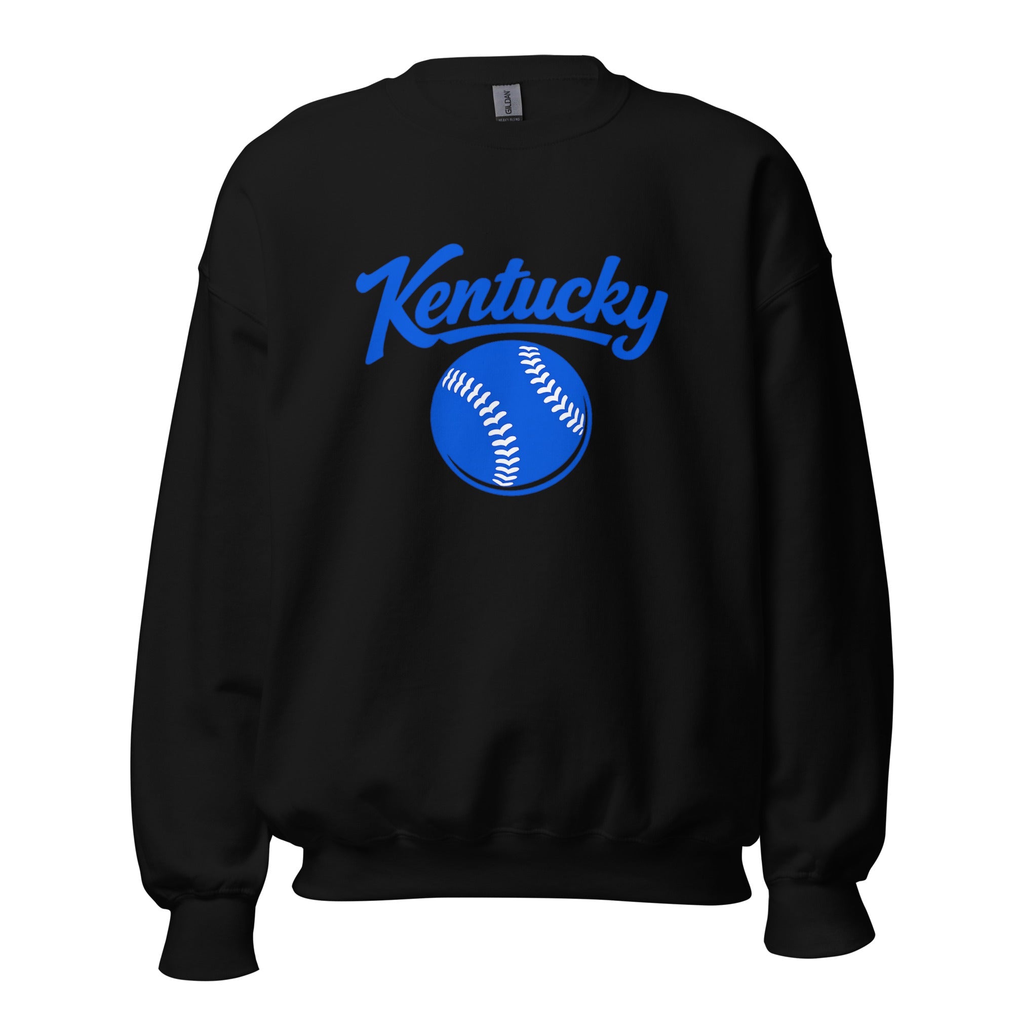 Blue Kentucky Script Softball Sweatshirt | Classic Crewneck - Bluegrass Elite Apparel LLC