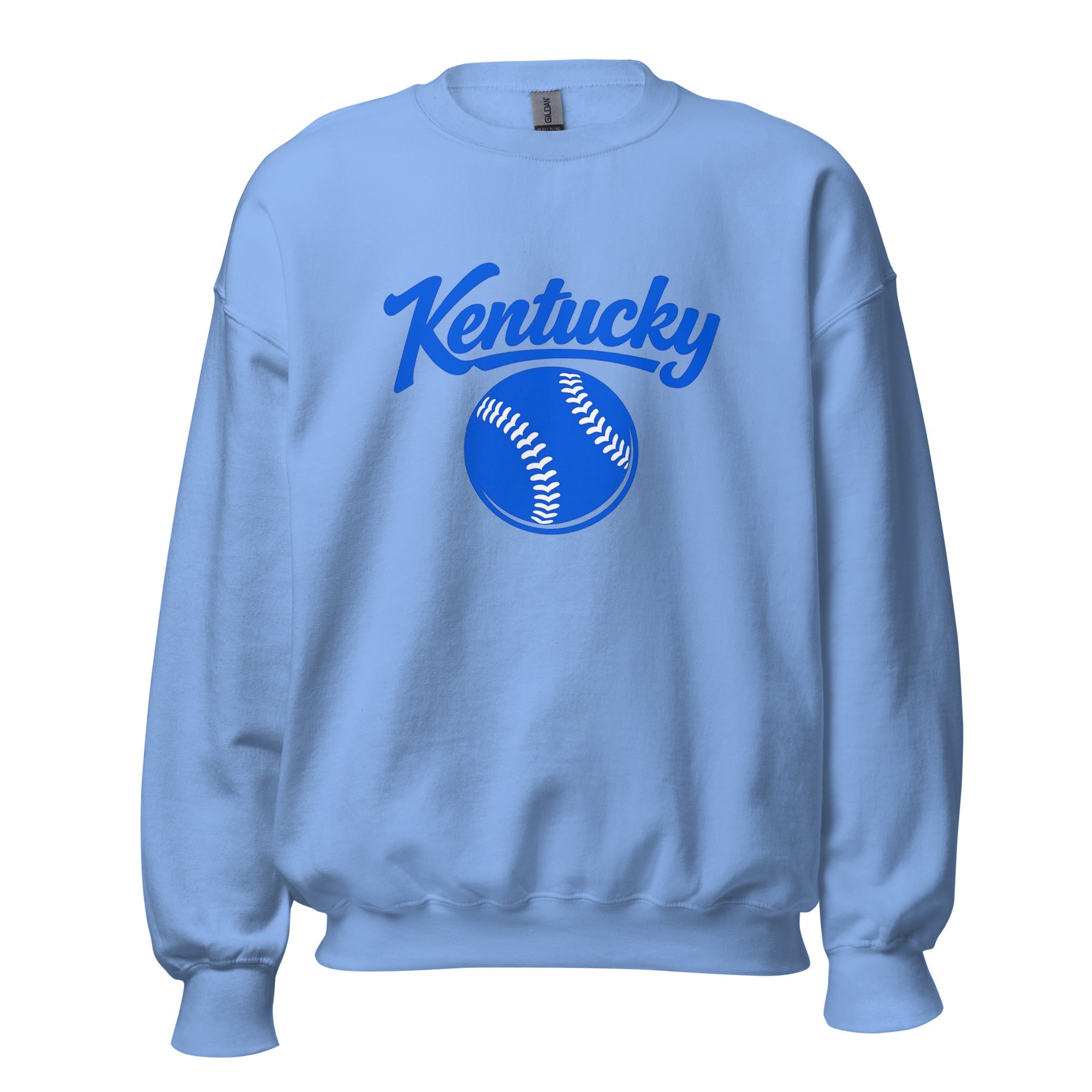 Blue Kentucky Script Softball Sweatshirt | Classic Crewneck - Bluegrass Elite Apparel LLC