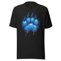 Blue Paint Cat Paw Graphic Tee | Drip Claw Design | Classic - Bluegrass Elite Apparel LLC