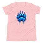 Blue Paint Paw Youth T-Shirt | Drip Paw Graphic | Classic Youth Tee - Bluegrass Elite Apparel LLC