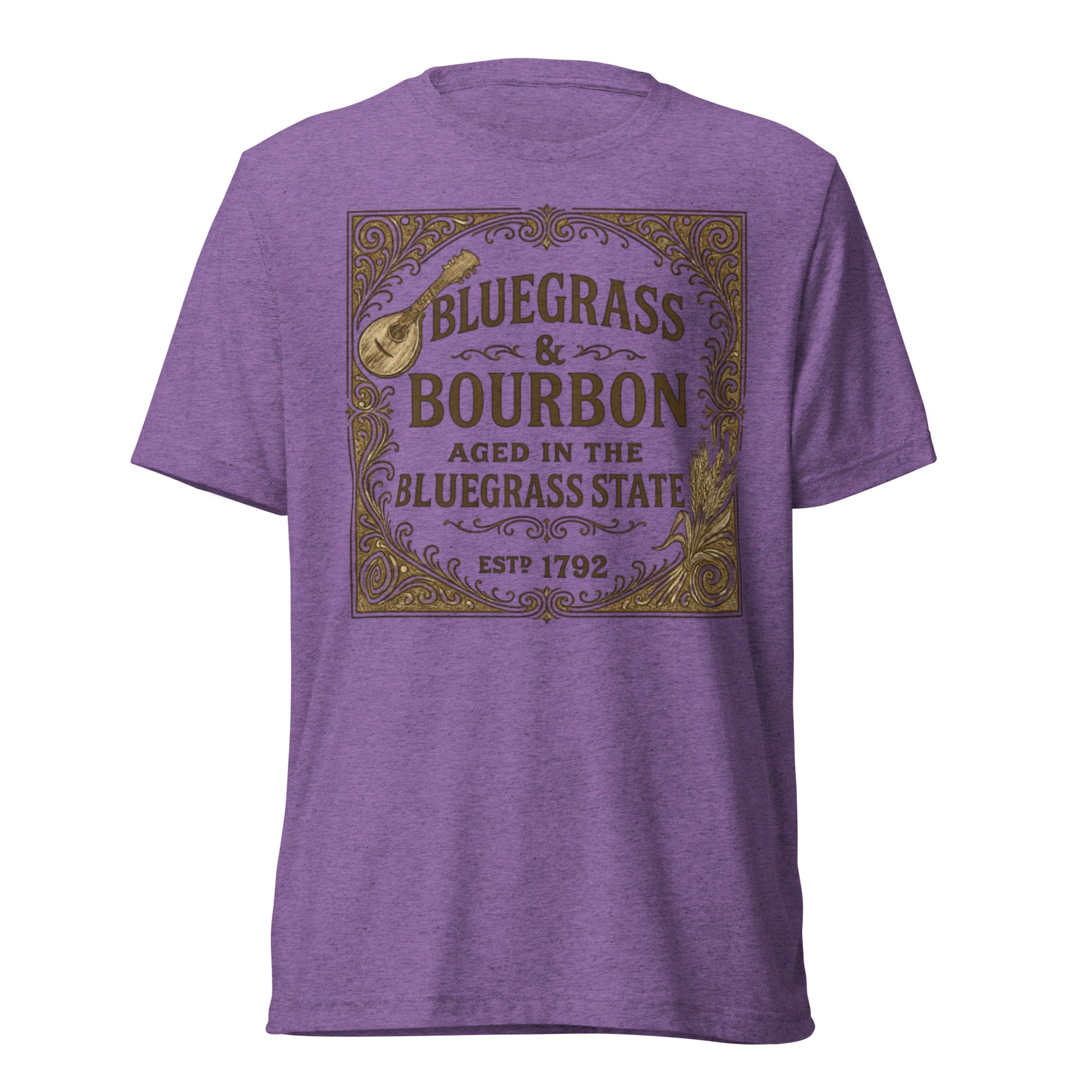 Bluegrass & Bourbon Vintage Label T-Shirt | Kentucky Heritage | Elite - Bluegrass Elite Apparel LLC