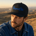 Bluegrass Elite 5 Panel Cap | 3D Cursive Embroidered Logo - Bluegrass Elite Apparel LLC