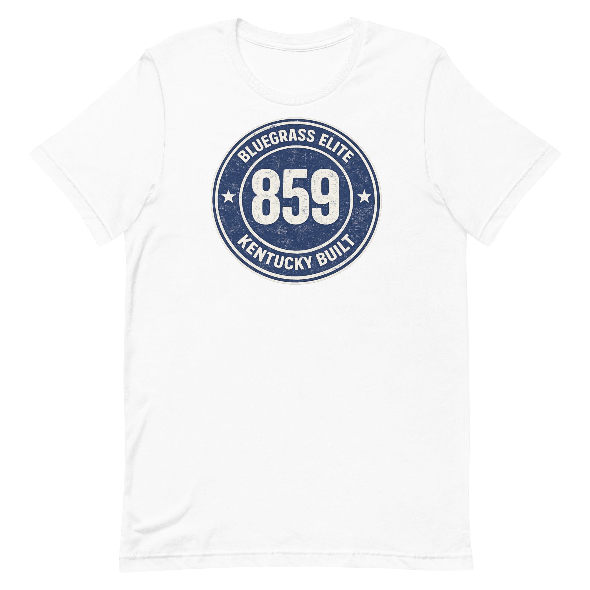 Bluegrass Elite 859 Badge T-Shirt | Kentucky Built Vintage Design | Classic - Bluegrass Elite Apparel LLC