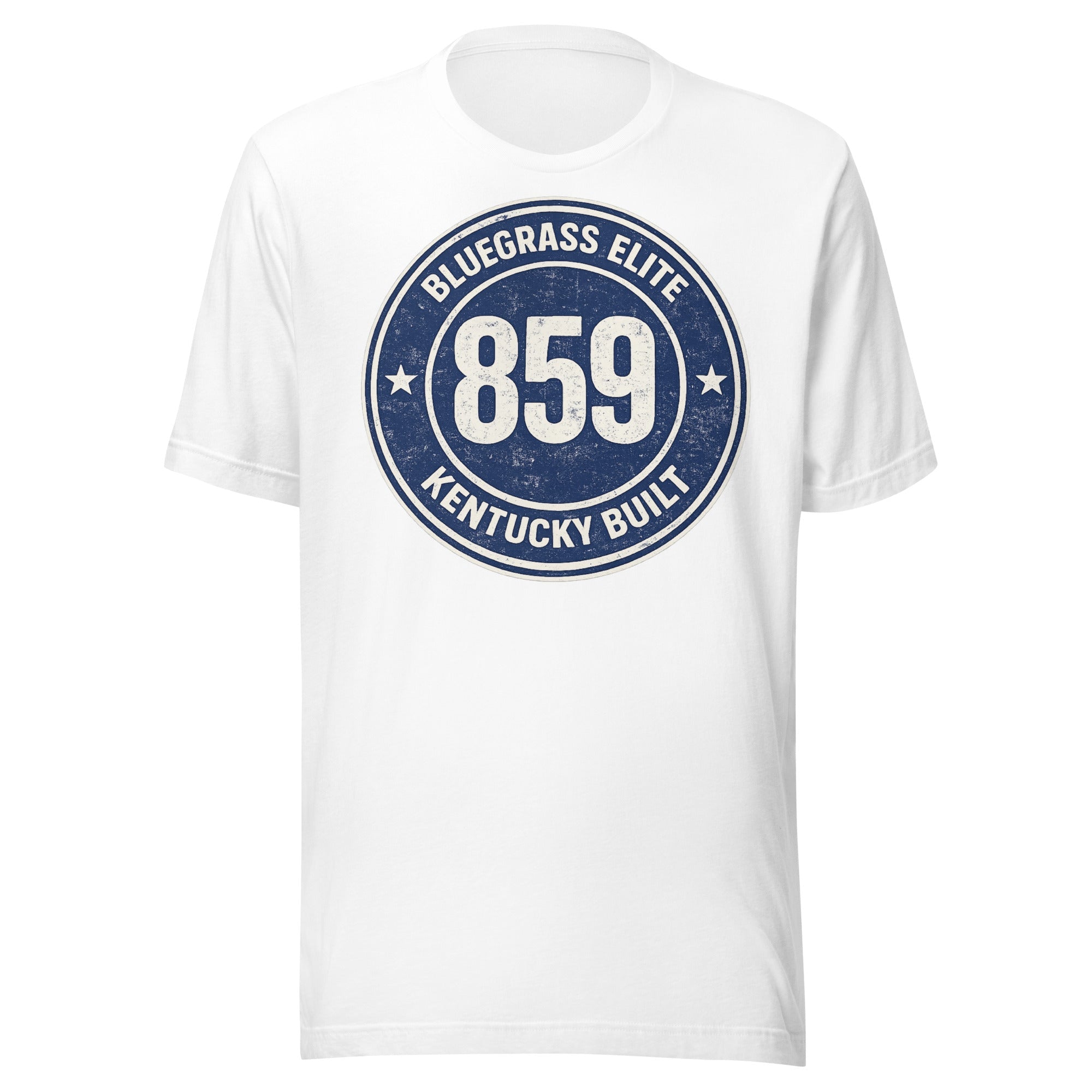 Bluegrass Elite 859 Badge T-Shirt | Kentucky Built Vintage Design | Classic - Bluegrass Elite Apparel LLC