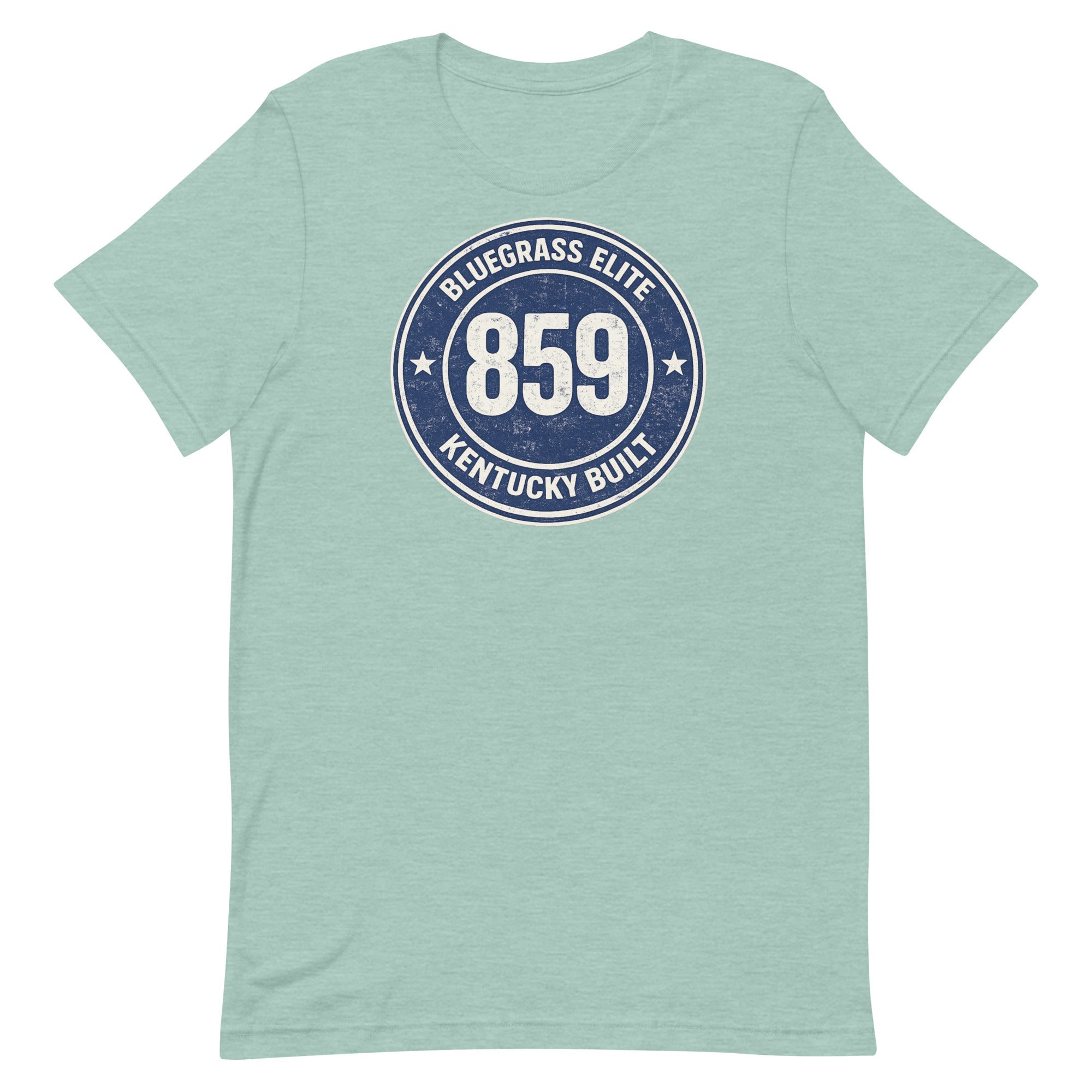 Bluegrass Elite 859 Badge T-Shirt | Kentucky Built Vintage Design | Classic - Bluegrass Elite Apparel LLC