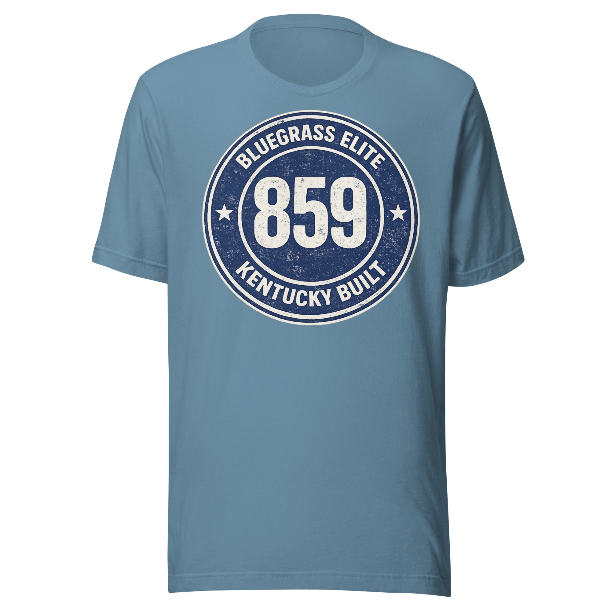 Bluegrass Elite 859 Badge T-Shirt | Kentucky Built Vintage Design | Classic - Bluegrass Elite Apparel LLC