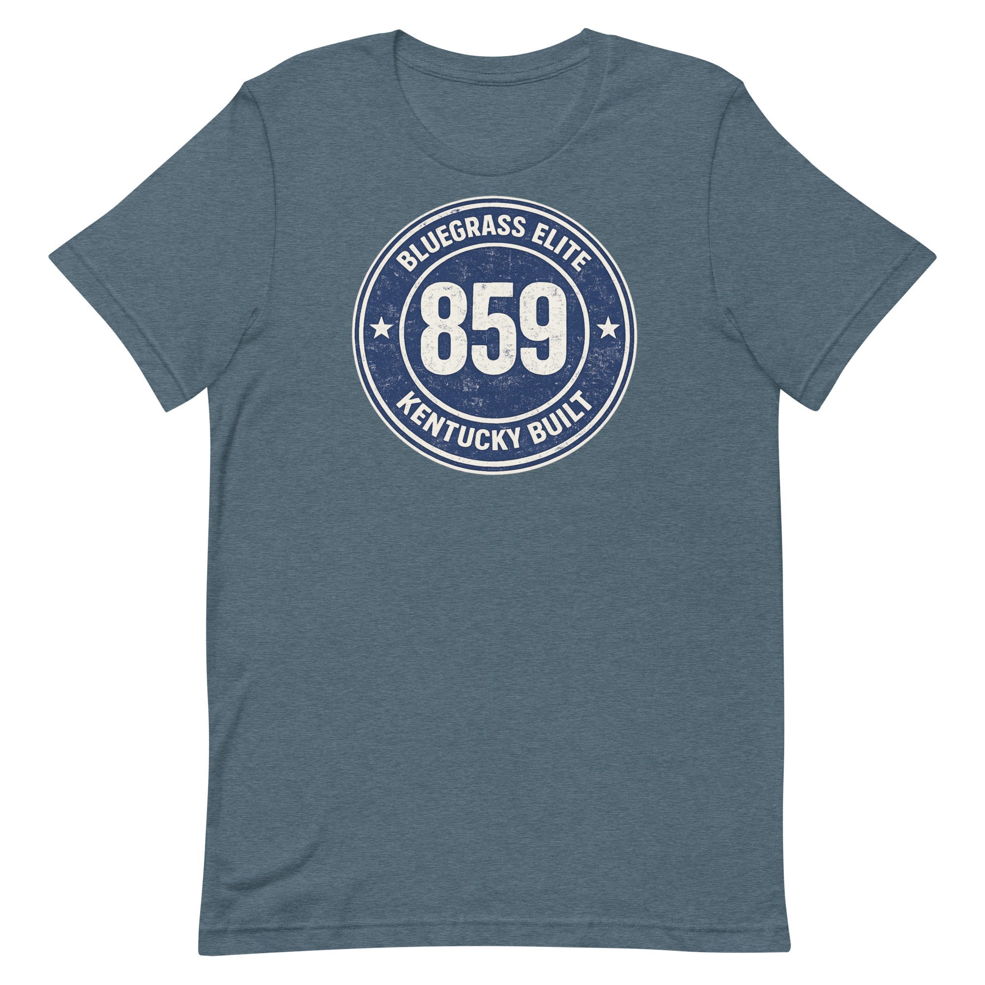 Bluegrass Elite 859 Badge T-Shirt | Kentucky Built Vintage Design | Classic - Bluegrass Elite Apparel LLC