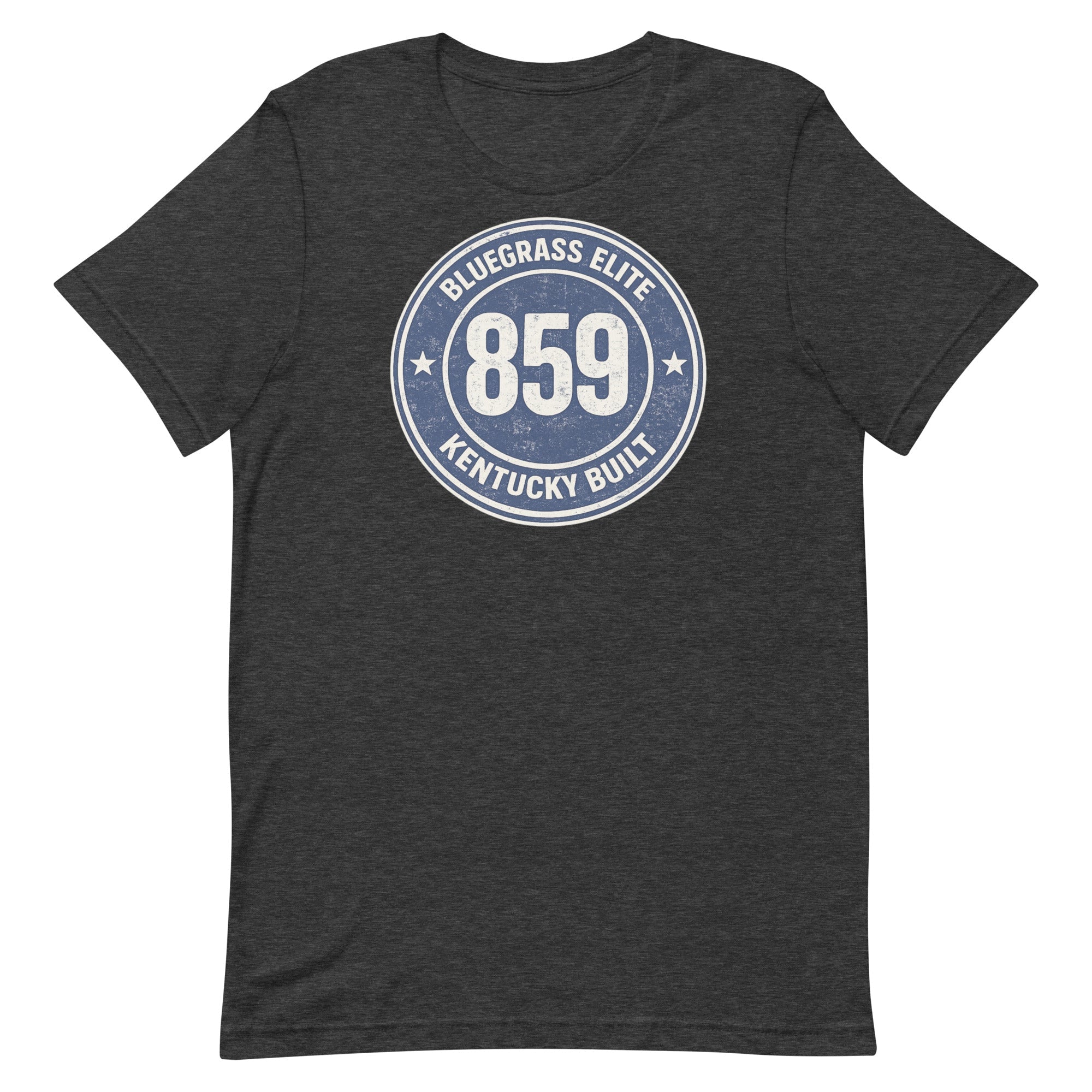 Bluegrass Elite 859 Badge T-Shirt | Kentucky Built Vintage Design | Classic - Bluegrass Elite Apparel LLC
