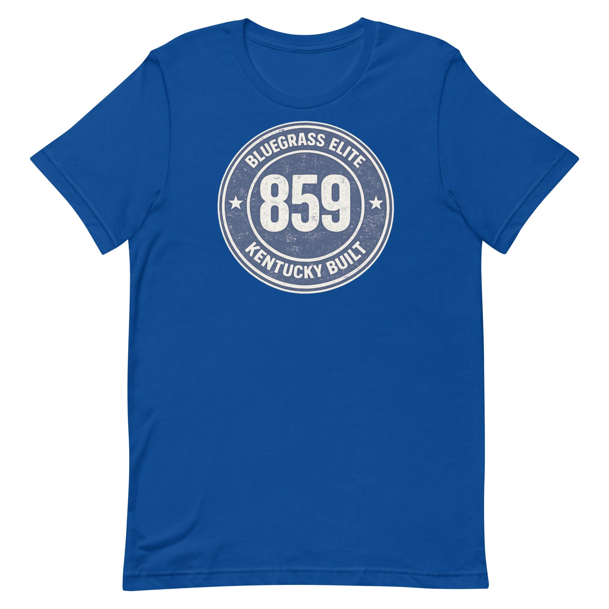 Bluegrass Elite 859 Badge T-Shirt | Kentucky Built Vintage Design | Classic - Bluegrass Elite Apparel LLC