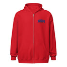 Bluegrass Elite Arch Logo Zip Hoodie | Heavy Blend Fleece - Bluegrass Elite Apparel LLC
