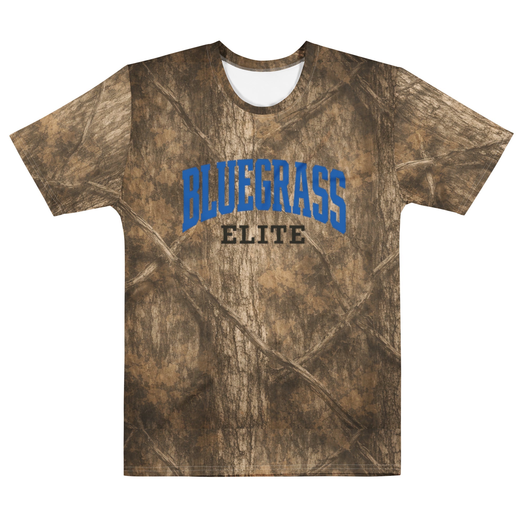 Bluegrass Elite Camo Script T-Shirt | Kentucky Heritage Design | Basic Cotton - Bluegrass Elite Apparel LLC