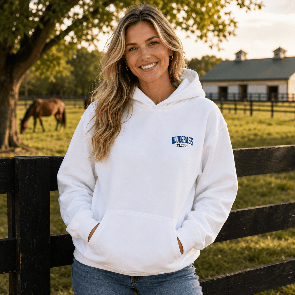 Bluegrass Elite Embroidered Premium Hoodie | Classic Heritage Pullover - Bluegrass Elite Apparel LLC