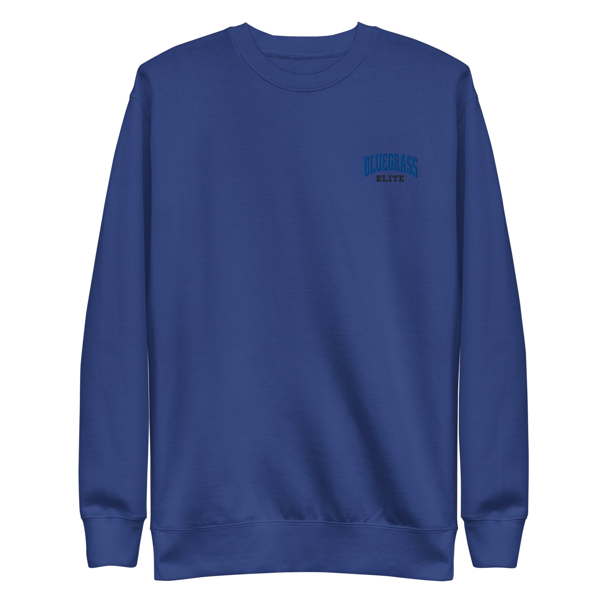 Bluegrass Elite Embroidered Premium Sweatshirt | Collegiate Heritage Crewneck - Bluegrass Elite Apparel LLC