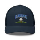 Bluegrass Elite Golf Ball Trucker Hat | Classic Grass Tee Design - Bluegrass Elite Apparel LLC